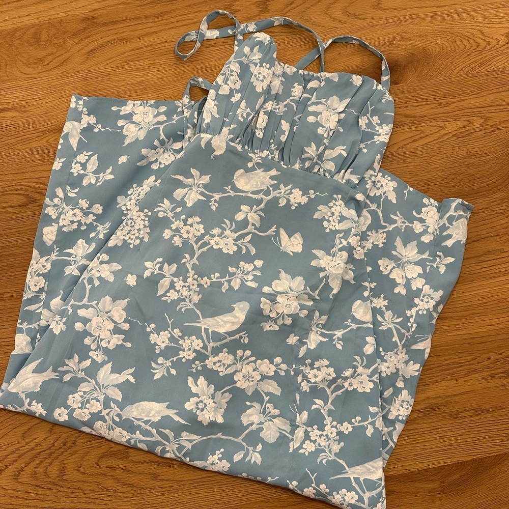 Abercrombie Best Dressed Guest Floral Midi Dress